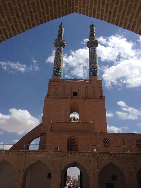 مناره های مسجد یزد اسفند 1396